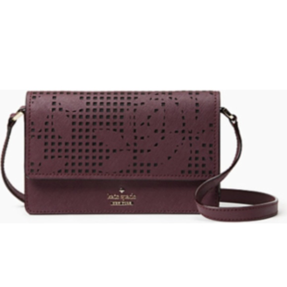 kate spade Handbags - KATE SPADE Cameron St Deep Plum Cecile Crossbody